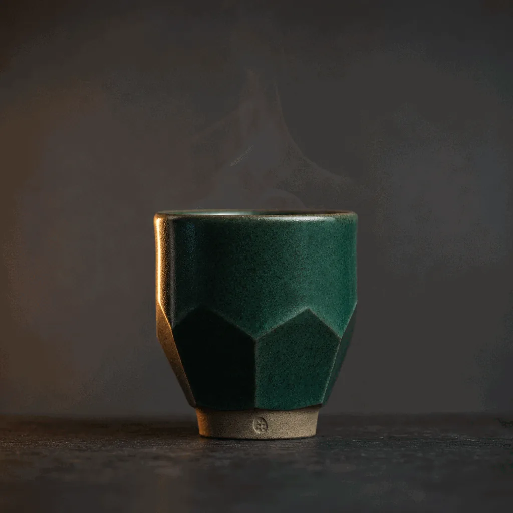 Verdigris Cup — Stoneware cup